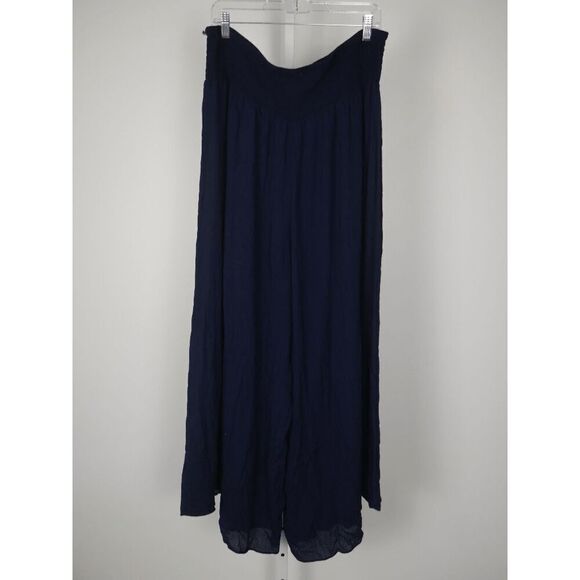 Vince Camuto Navy Wide Leg Pants - Picture 3 of 9